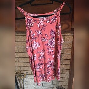 Floral Pink Tank Top